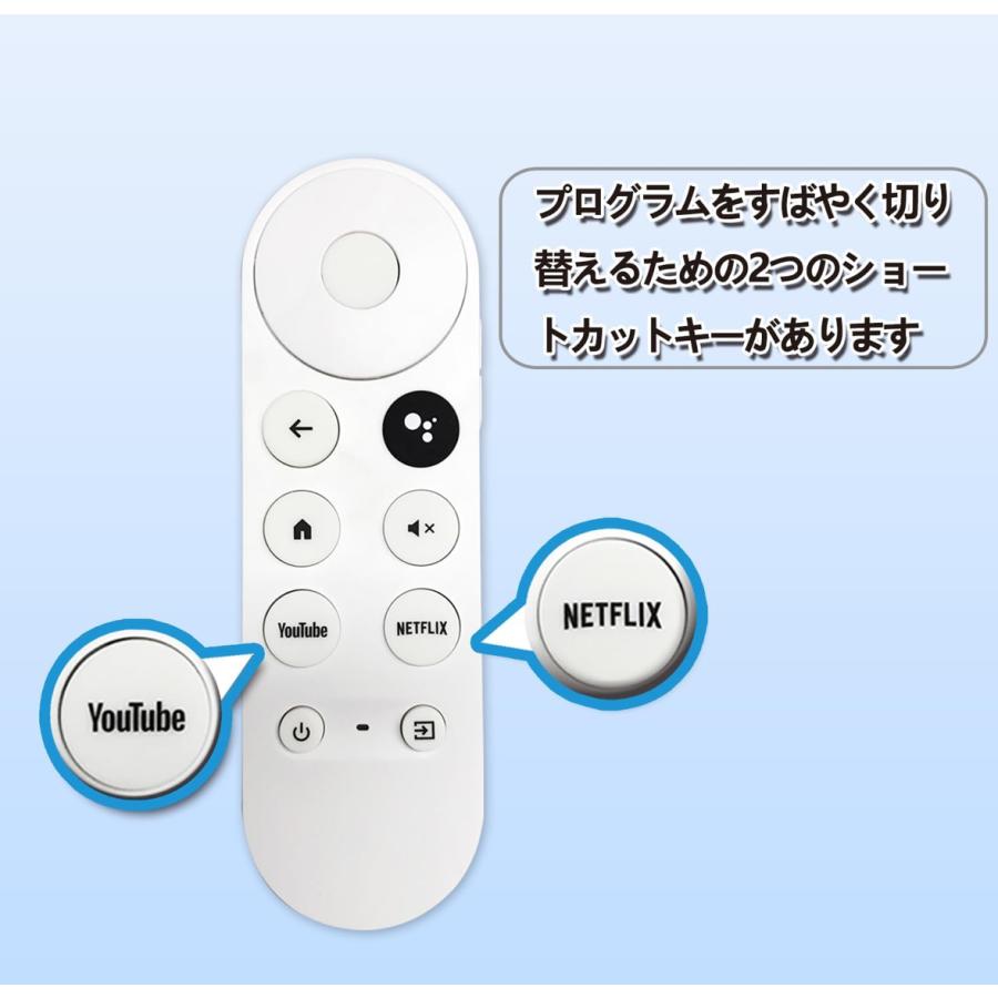 2025年最新 Google Chromecast 4K 対応 アップグレード音声リモコン