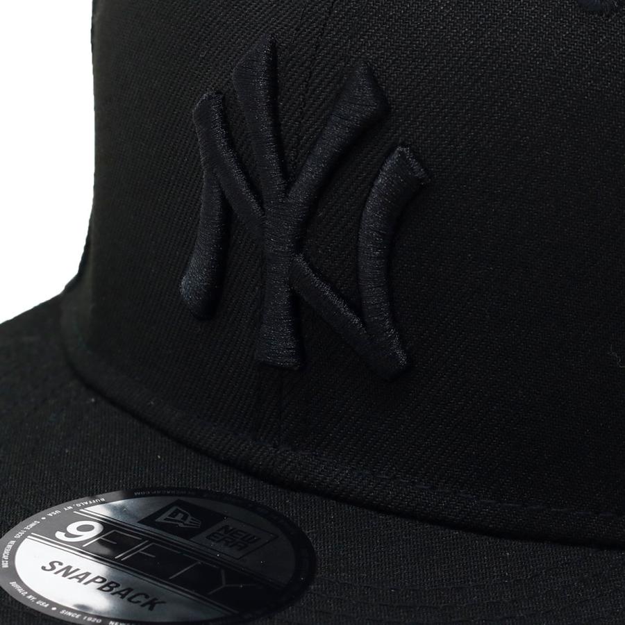 NEW ERA（ニューエラ） キャップ オールブラック 黒x黒 NY ヤンキース