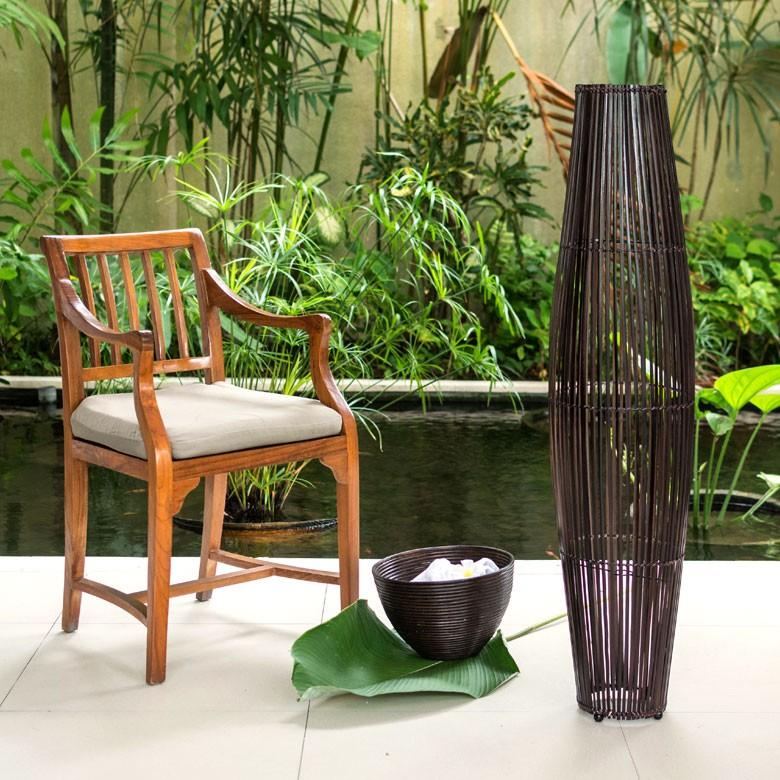 フロアライト 照明 スタンド 竹製 バンブー 高さ約120cm アジアン バリ