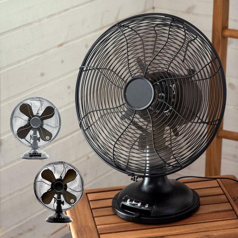 HERMOSA（ハモサ） 扇風機 サーキュレーター 小型扇風機 首振り レトロ