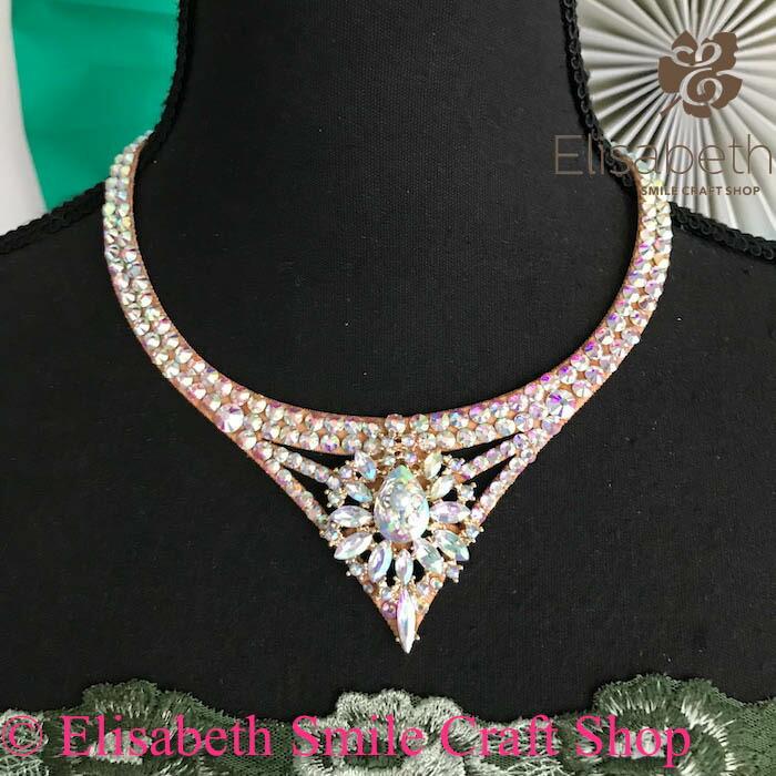 社交ダンス ネックレス ダンス衣装アクセサリー ゴージャス 豪華