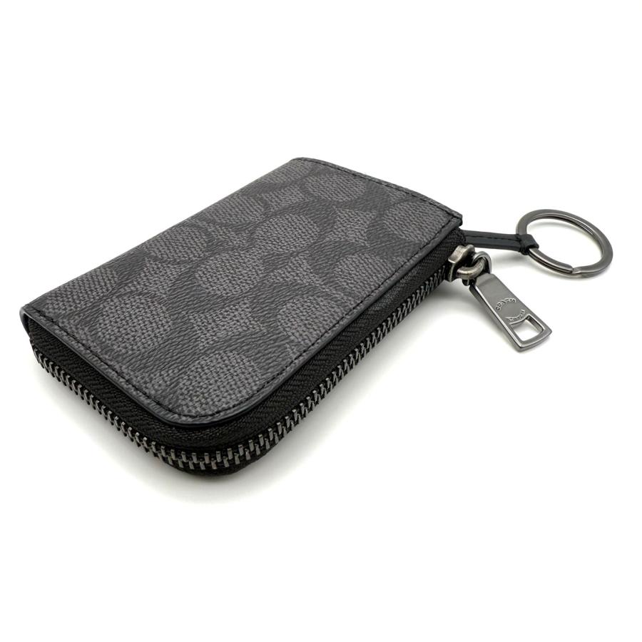 COACH（コーチ） ☆COACH☆ ジップ キーケース シグネチャーキャンバス