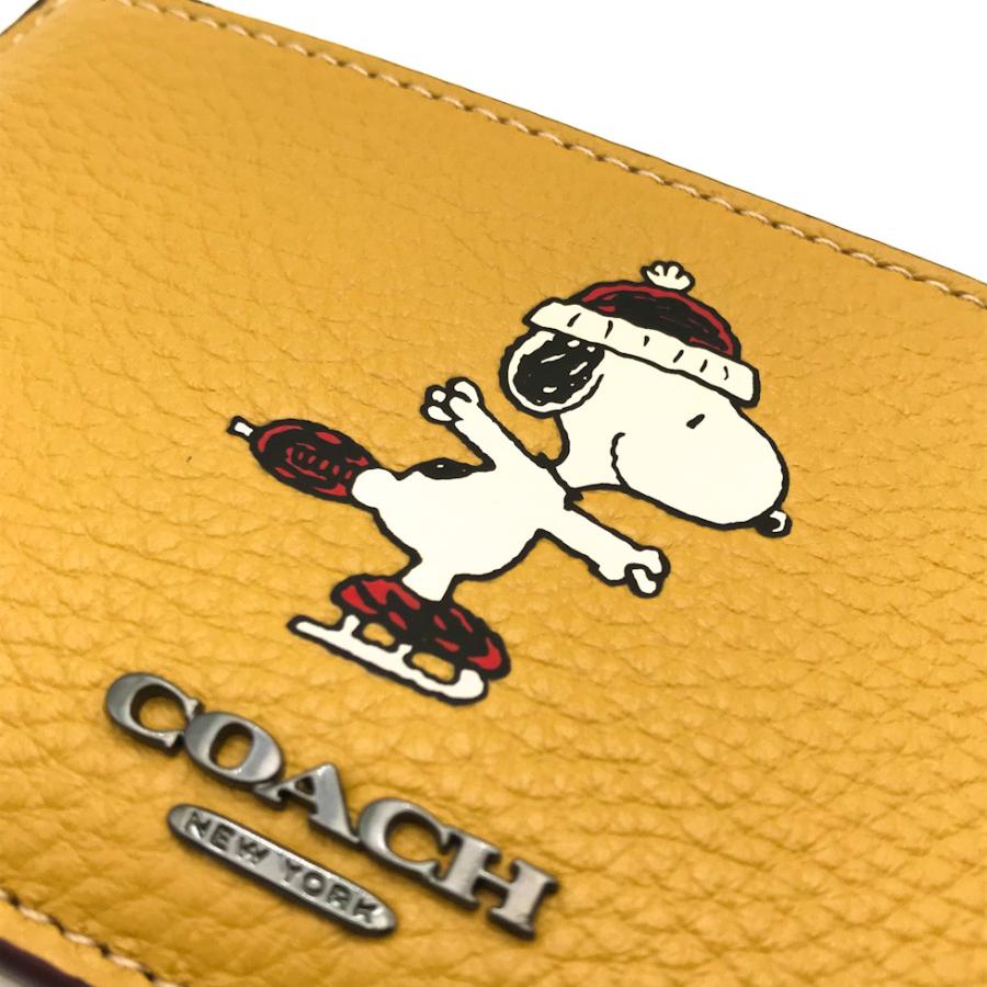 COACH（コーチ） ☆COACH☆ ジップ カードケース スヌーピー モチーフ