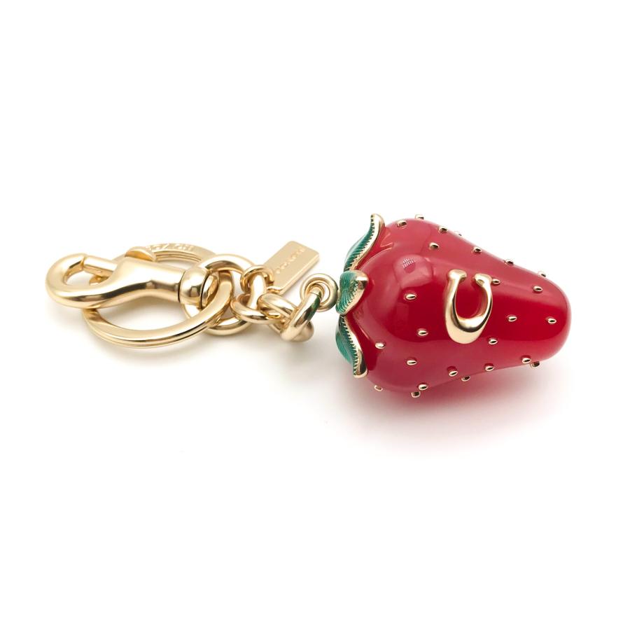 COACH（コーチ） キーホルダー キーリング ☆COACH☆ ストロベリー