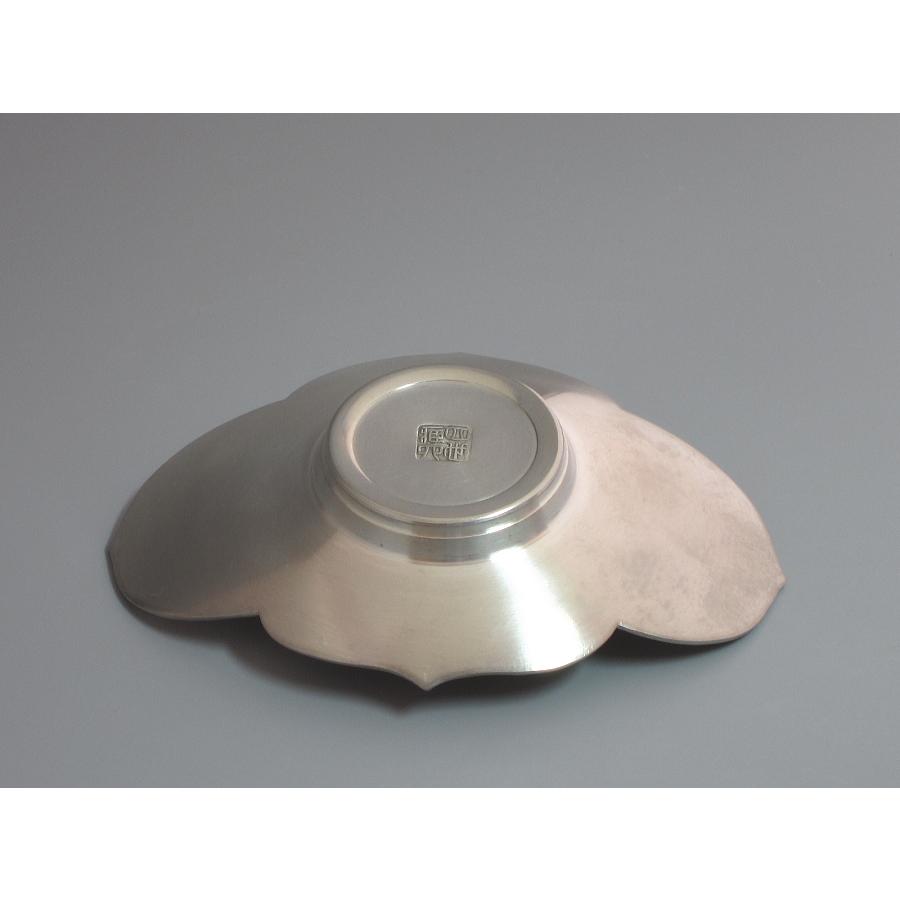 純錫 剣木瓜式茶托 倣盛永興之作意 四世秦蔵六造 共箱 : 茶道具商 越中