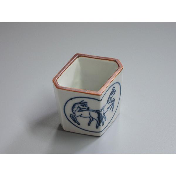 染付菱馬蓋置 橋本龍岳造 共箱 : 茶道具商 越中屋 - 通販 - Yahoo