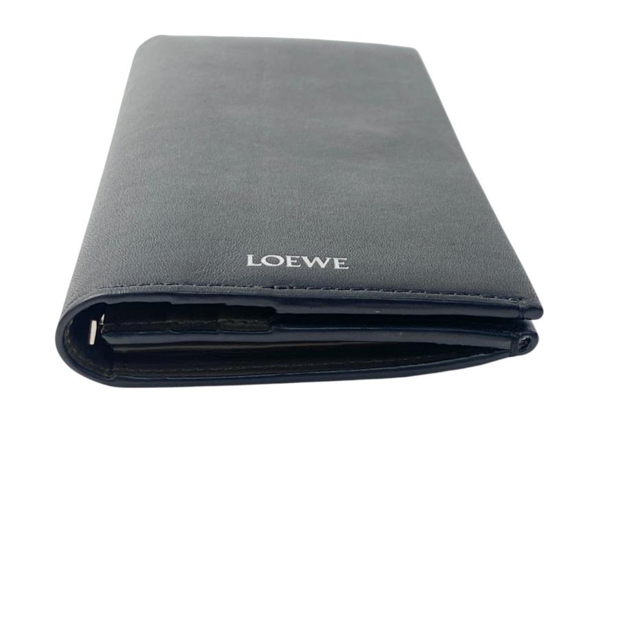 LOEWE（ロエベ） 美品 メンズ ロングウォレット 長財布 ブラック 黒