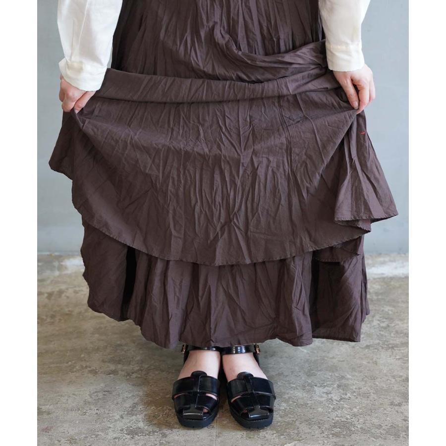 ミズイロインド ボリュームフレアスカート mizuiro ind 2025秋冬新作