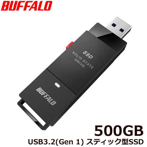 BUFFALO（バッファロー） ポータブルSSD SSD-PUT500U3BC/D [外付けSSD