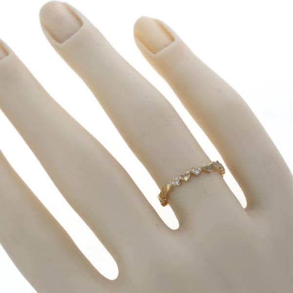 AHKAH アーカー K18YG アンハート パヴェ リング ダイヤモンド 0.03ct