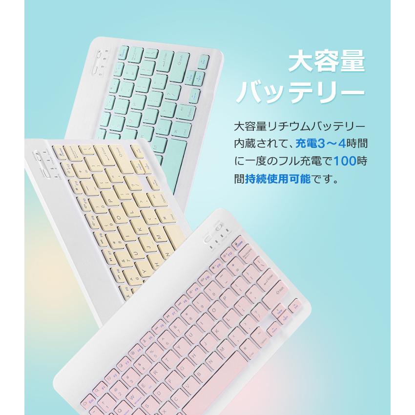 Bluetooth キーボード iPad Air 13インチ 11インチ M2 第10世代 10.9