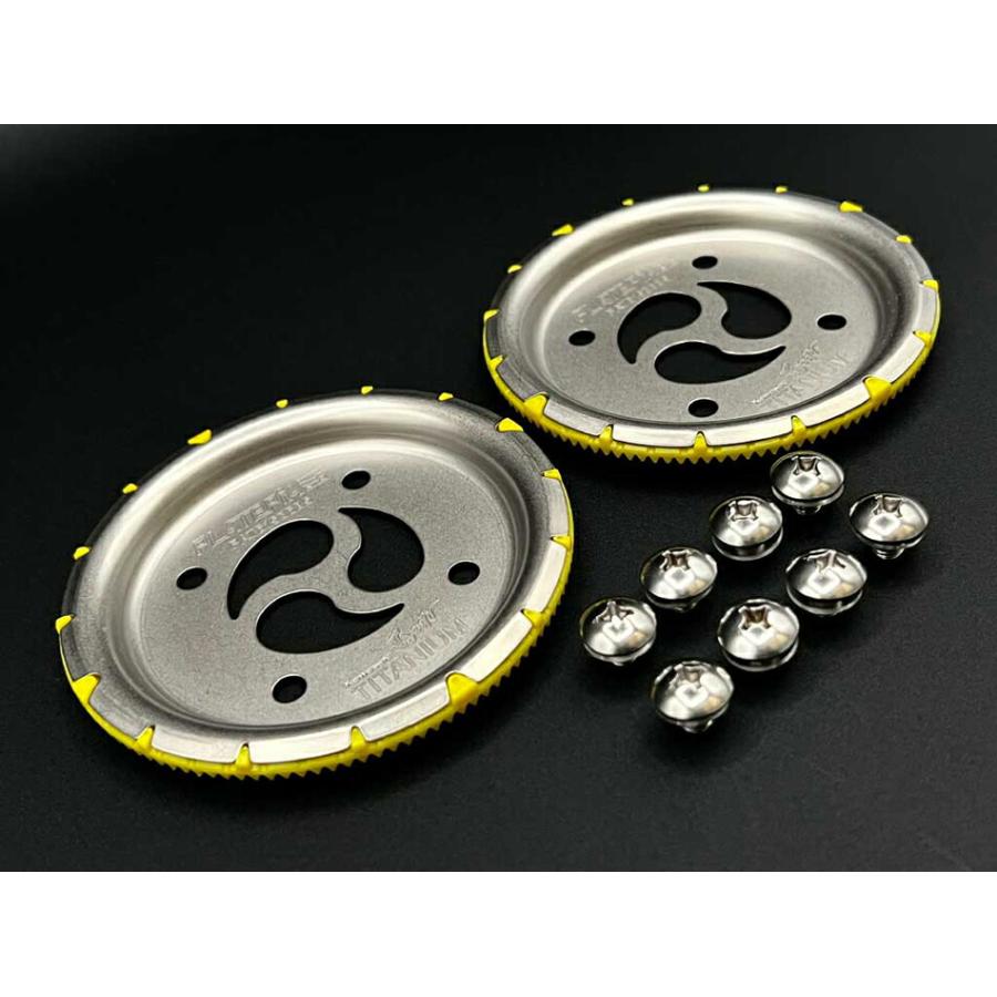 UNION BINDING チタンディスク 軽い プレートピア 1.1-U ユニオン 黄