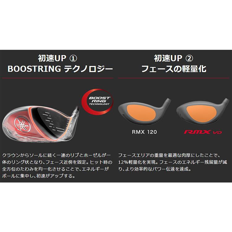 YAMAHA（ヤマハ） 日本製 RMX VD59 ドライバー Diamana YR