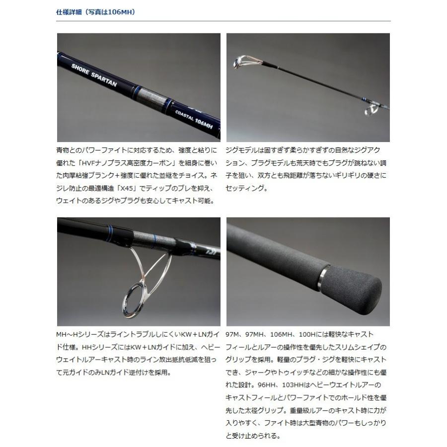 DAIWA（ダイワ） 【取り寄せ商品】 ショアスパルタン コースタル(100H