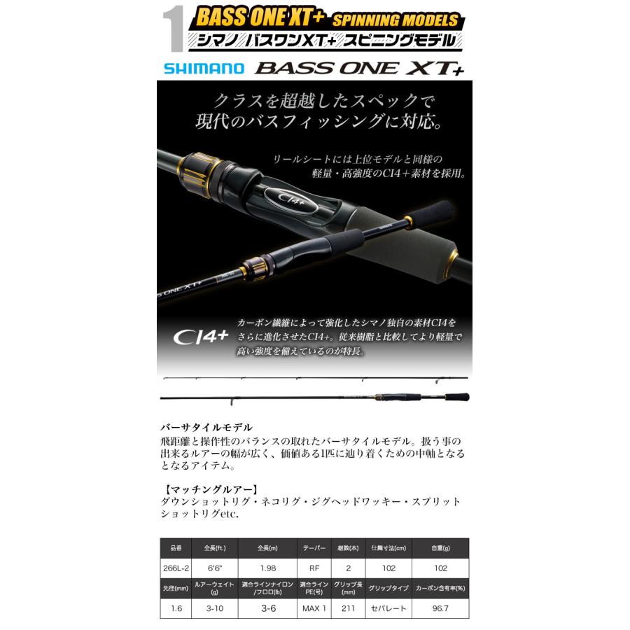 SHIMANO シマノ ブラックバス釣り入門セット （スピニングモデル