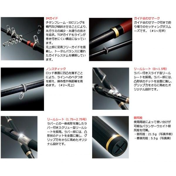 Gamakatsu（がまかつ） がま磯 アテンダー2 （1.75号 5.0m）（磯竿