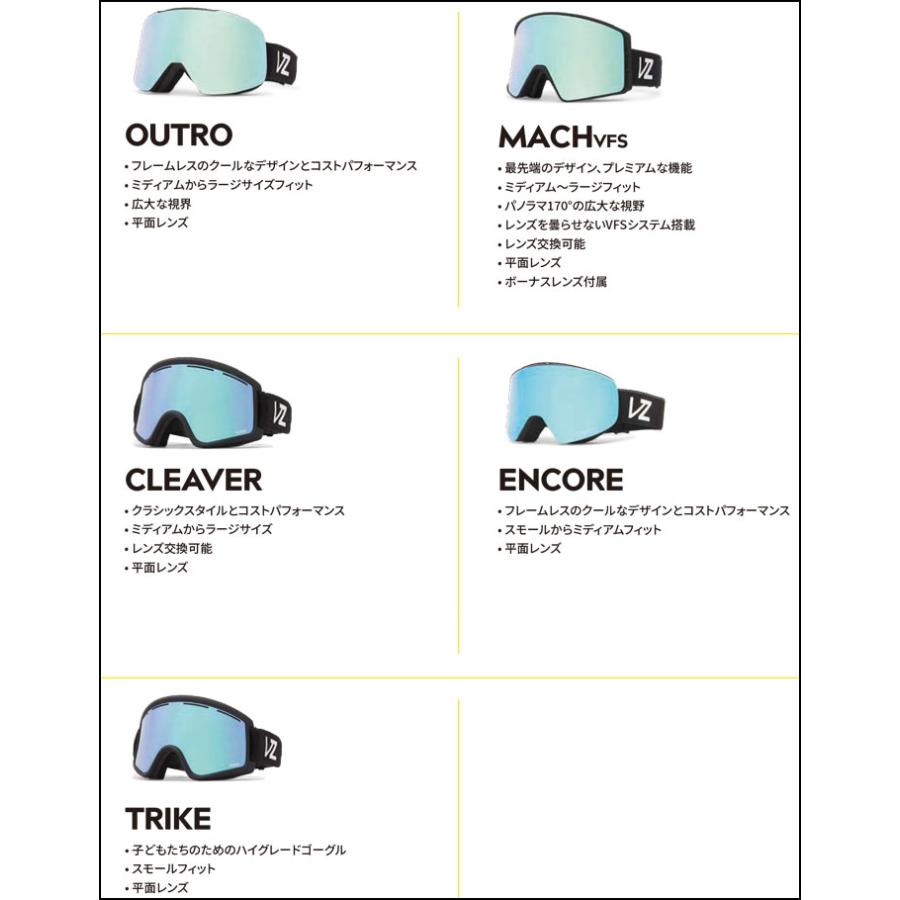 VONZIPPER（ボンジッパー） 25-26 VONZIPPER ゴーグル OUTRO