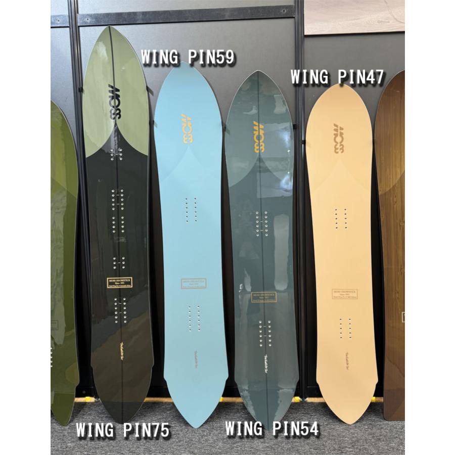 genten（ゲンテン） 25-26 MOSS SNOWSTICK パウダーボード WING-PIN75