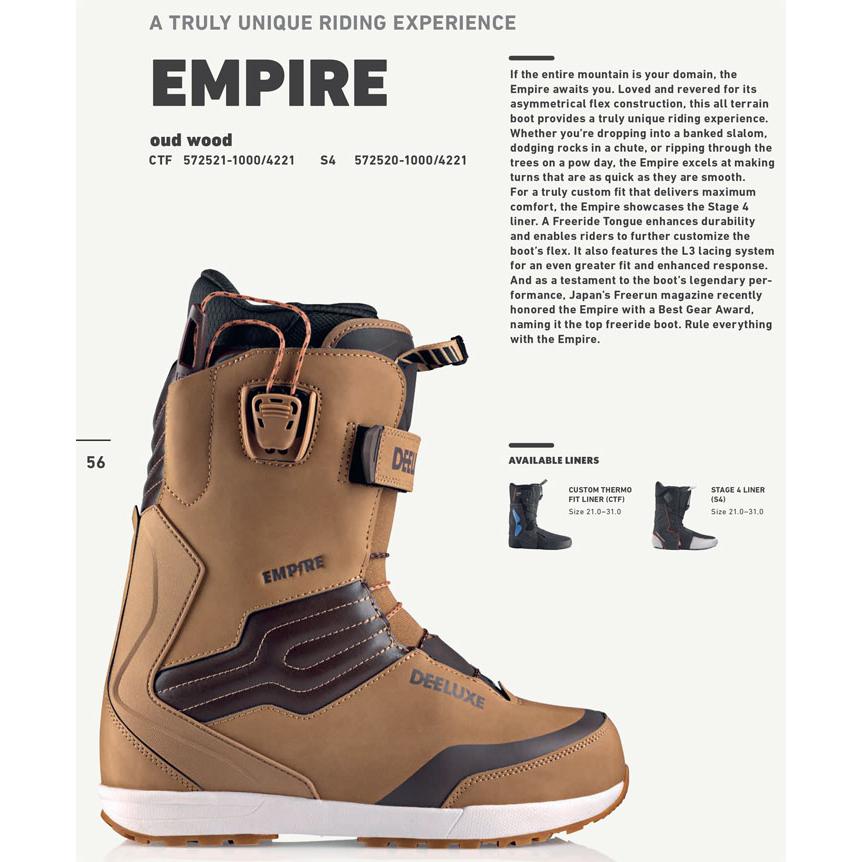 DEELUXE（ディーラックス） 25-26 DEELUXE ブーツ EMPIRE エンパイア