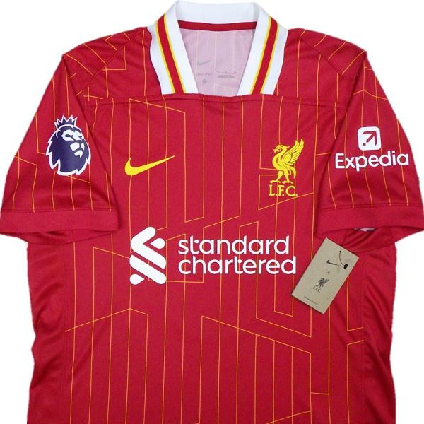即発送可】 リバプール 24/25 公式ユニフォーム ホーム 半袖