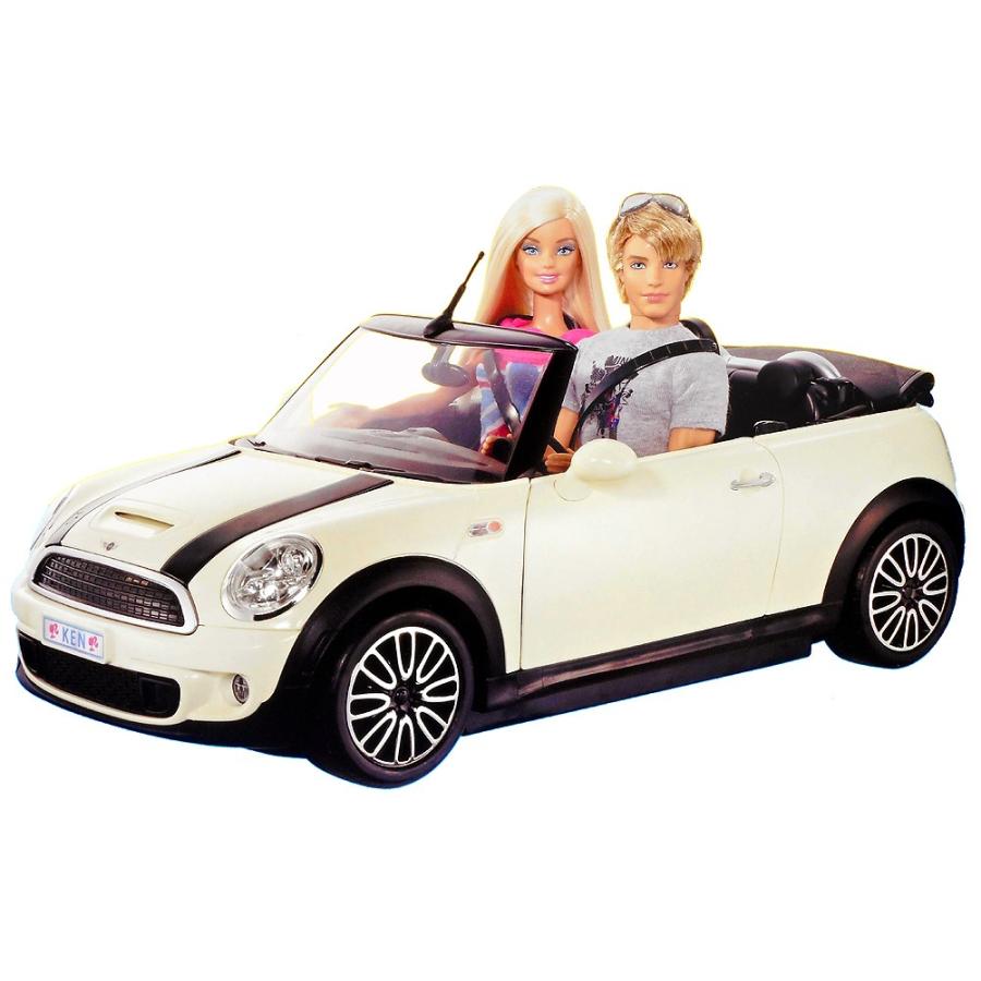 バービー&ケン BMW Mini Cooper ミニクーパー カー ホワイト オープン