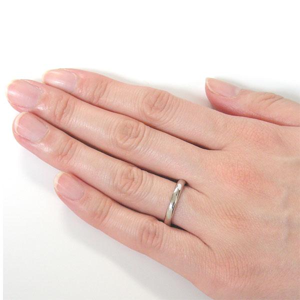 Pt999 純プラチナ 甲丸 マリッジリング 刻印無料 結婚指輪 ペアリング