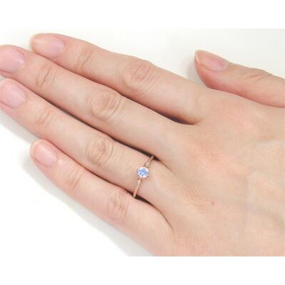 ブルームーンストーン リング K1010k 10金 ピンク ゴールド イエロー