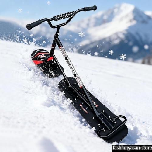 2026新登場】キックボード 大人用スノースクータースキースクーター