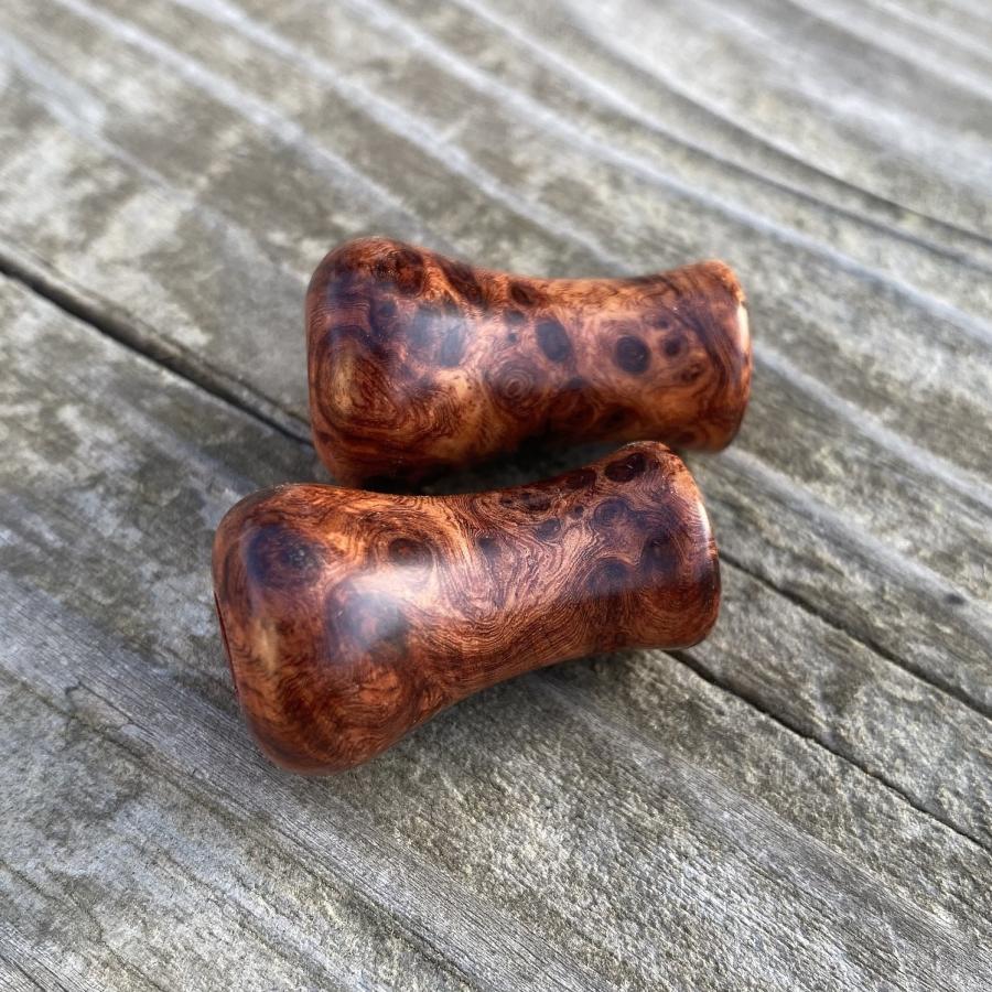 FHF リール ハンドルノブ 花梨 i型 花梨単色瘤 シマノa ダイワs ウッド