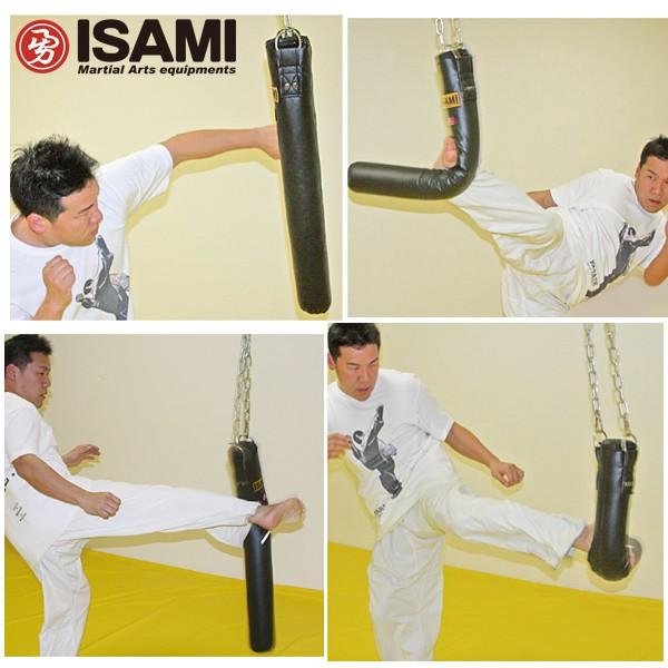 イサミ KO養成サンドバッグ 80cm 1.5kg 代引不可 ISAMI 吊り下げ