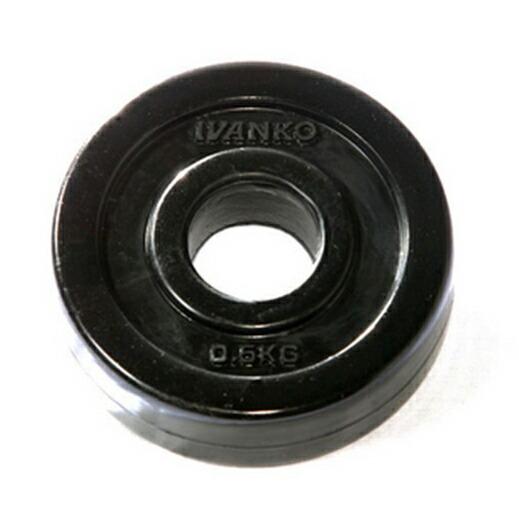 IVANKO イヴァンコ 社製 スタンダードラバープレート 0.5kg RUBK-0.5