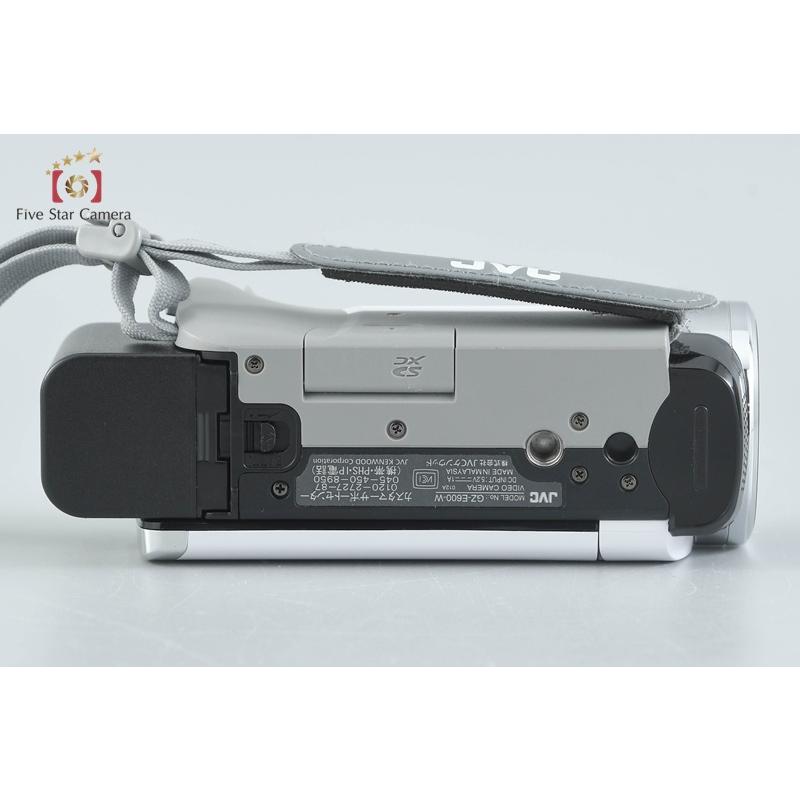 中古】JVC ケンウッド Everio GZ-E600-W ホワイト デジタルビデオ