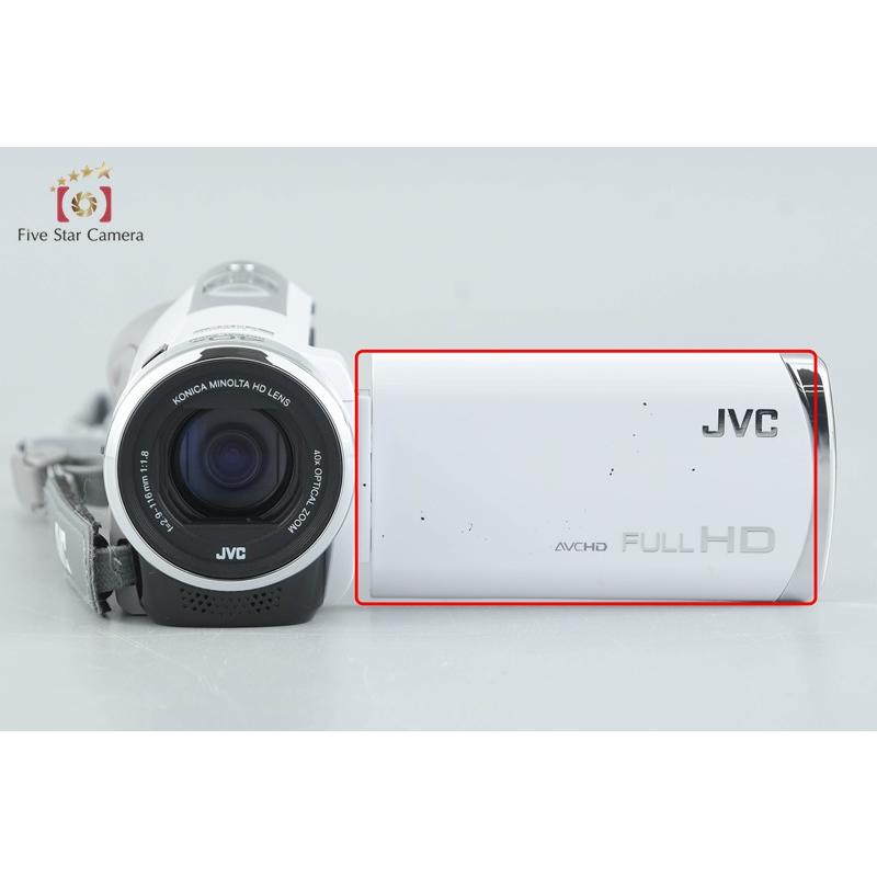 中古】JVC ケンウッド Everio GZ-E600-W ホワイト デジタルビデオ