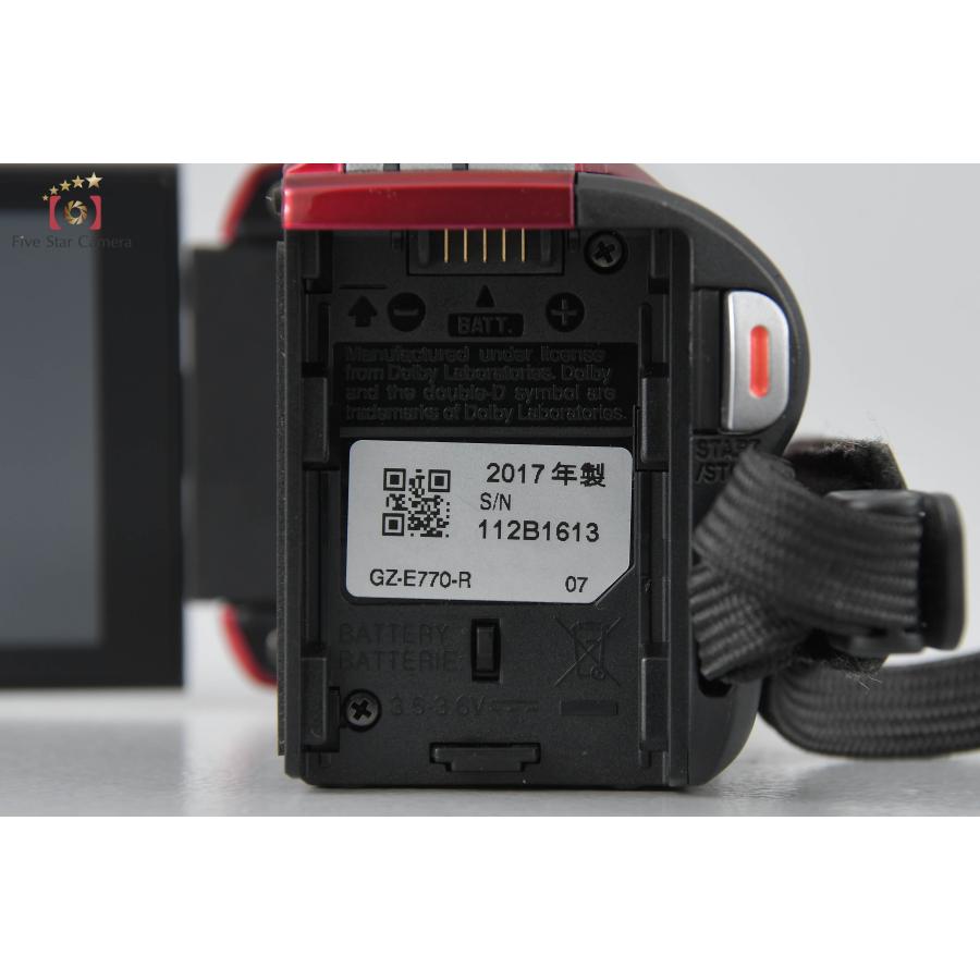 中古】JVC ケンウッド GZ-E770-R レッド ビデオカメラ : 中古カメラの