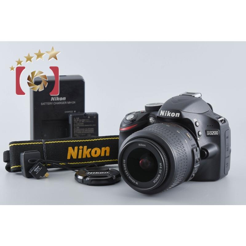 ニコン（Nikon） 【中古】Nikon D3200 18-55 VR レンズキット ブラック