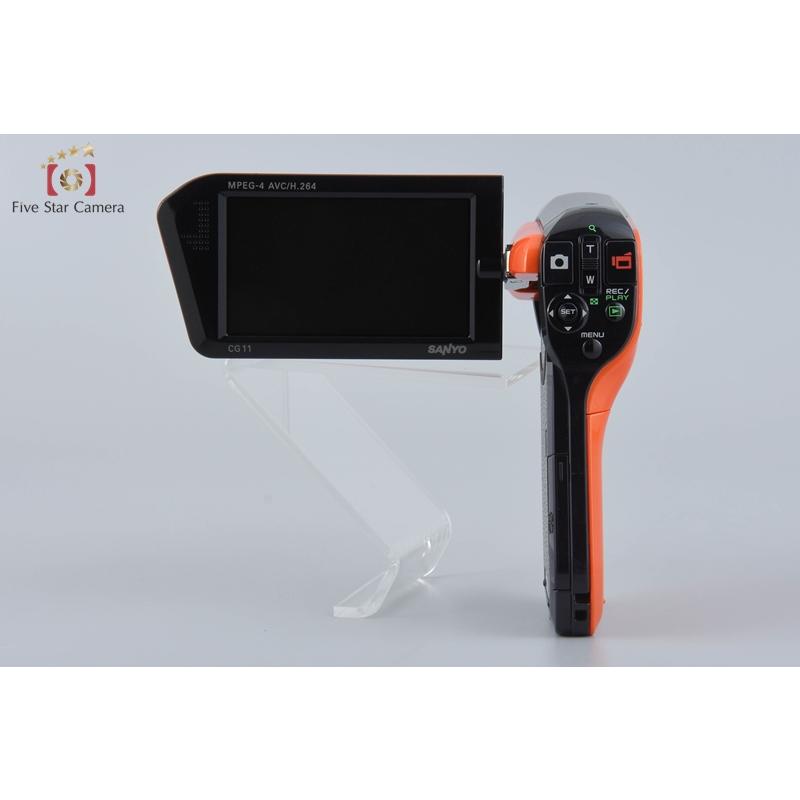 SANYO 【中古】SANYO 三洋電機 Xacti DMX-CG11 オレンジ デジタル