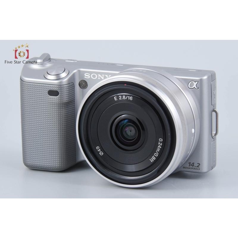 SONY（ソニー） 【中古】SONY α NEX-5 シルバー + E 16mm f/2.8