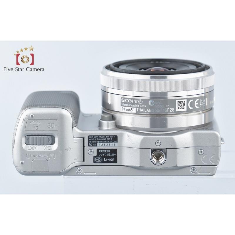 SONY（ソニー） 【中古】SONY α NEX-5 シルバー + E 16mm f/2.8