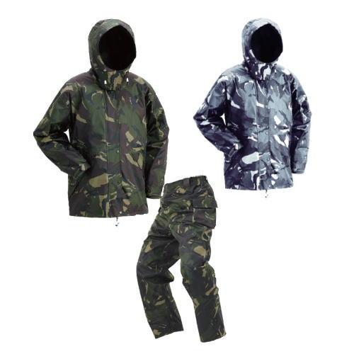 レターパック送料無料 迷彩柄レインスーツ レインウェア 迷彩柄 URVAN