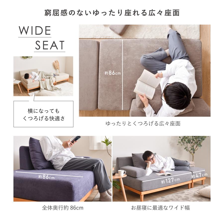 VENTOTA 洗える 2人掛け ソファ ソファー ユニットソファ sofa 2人掛け