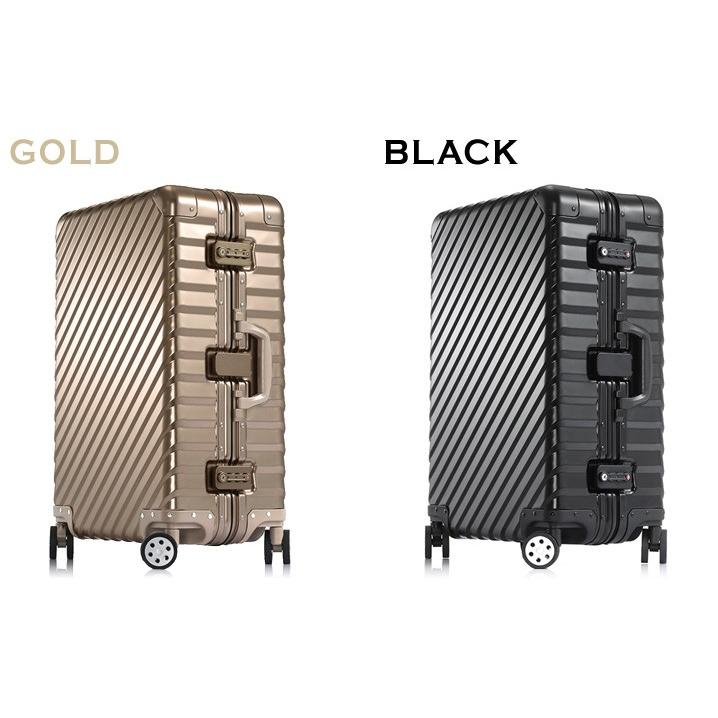 OCCA オールアルミ スーツケース Mサイズ 中型 アルミボディ キャリー