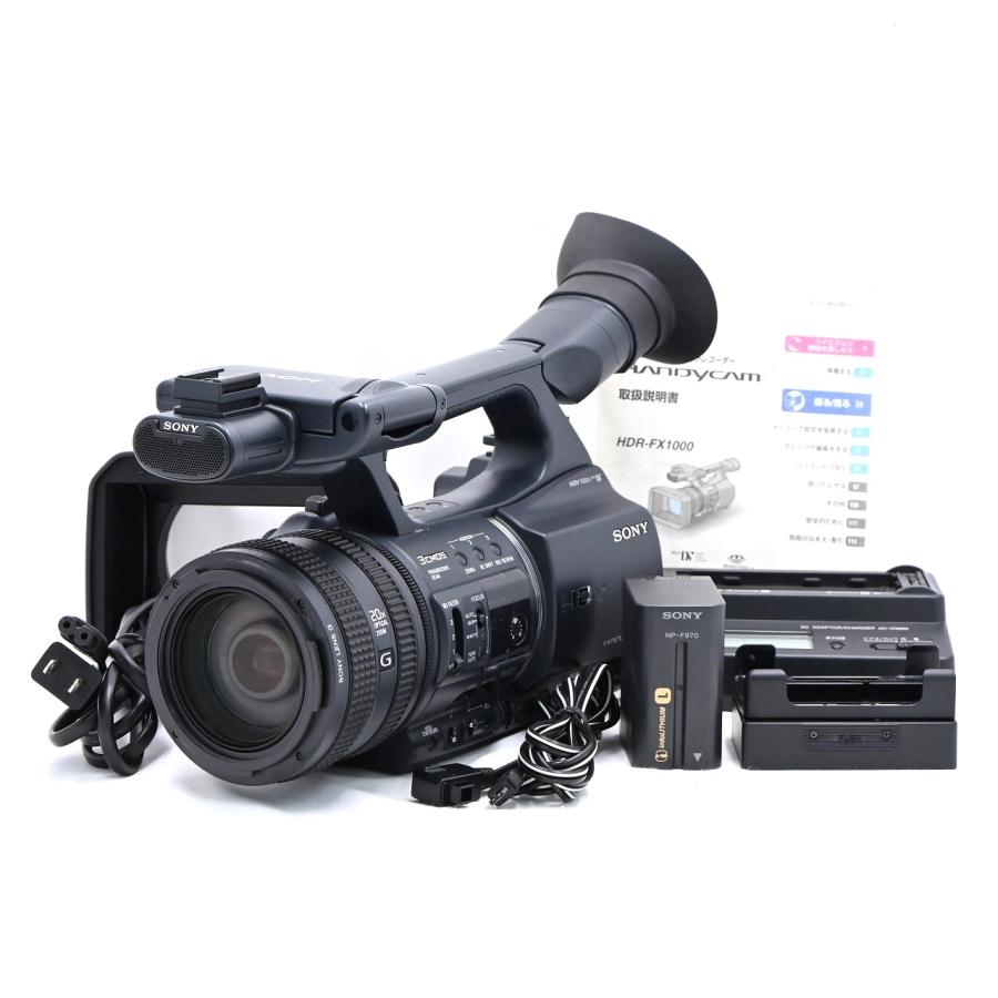 SONY ソニー デジタルHDビデオカメラレコーダー ブラック HDR-FX1000