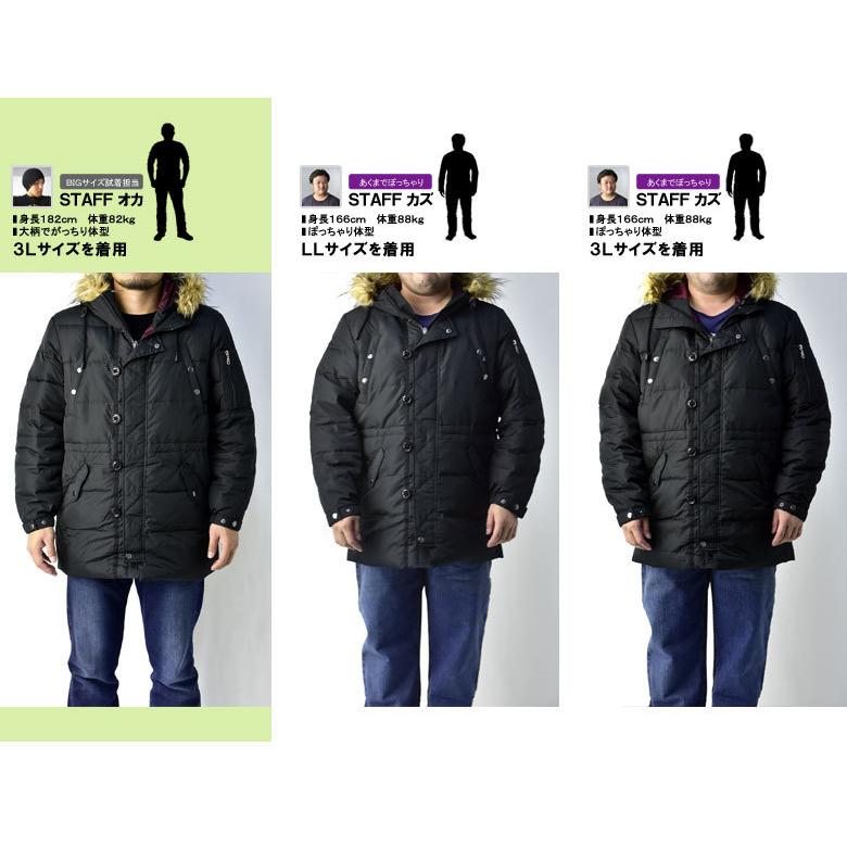 FLAG ON CREW N-3B ダウンジャケット メンズ ミリタリージャケット