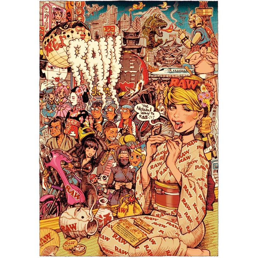 ロッキンジェリービーン RAW GIRL Japanesque W Sided ポスター