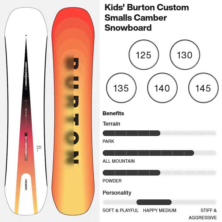 BURTON（バートン） 23-24 BURTON Kids キッズ Custom Smalls カスタム