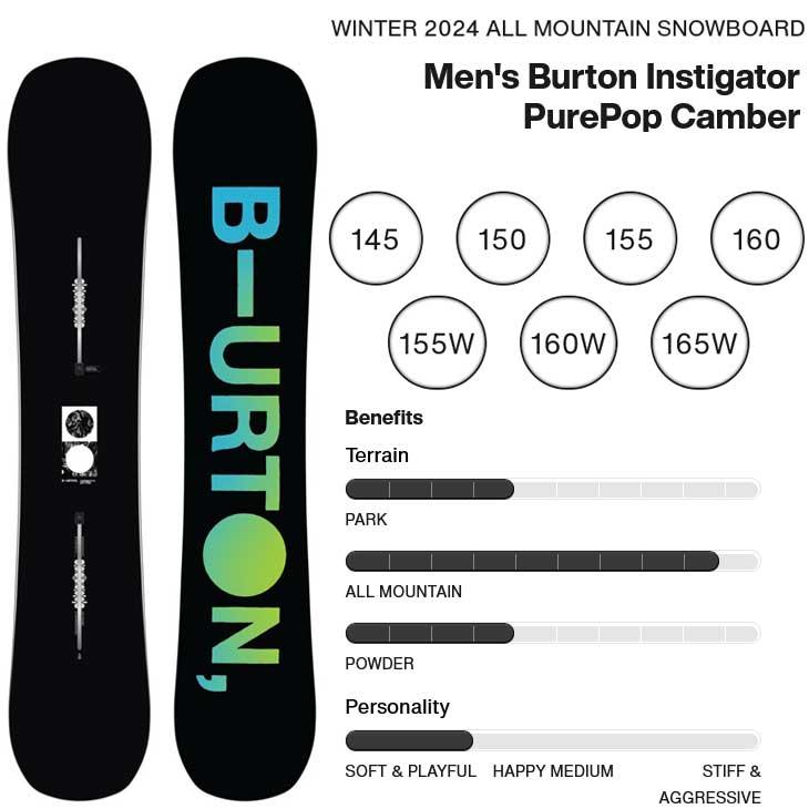 BURTON（バートン） 23-24 BURTON スノーボード Men's Instigator