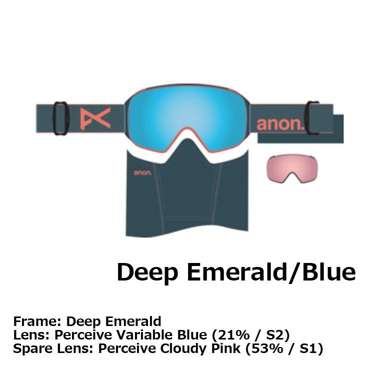 anon 24-25 ANON アノン ゴーグル M4 Cylindrical Low Bridge+ボーナス
