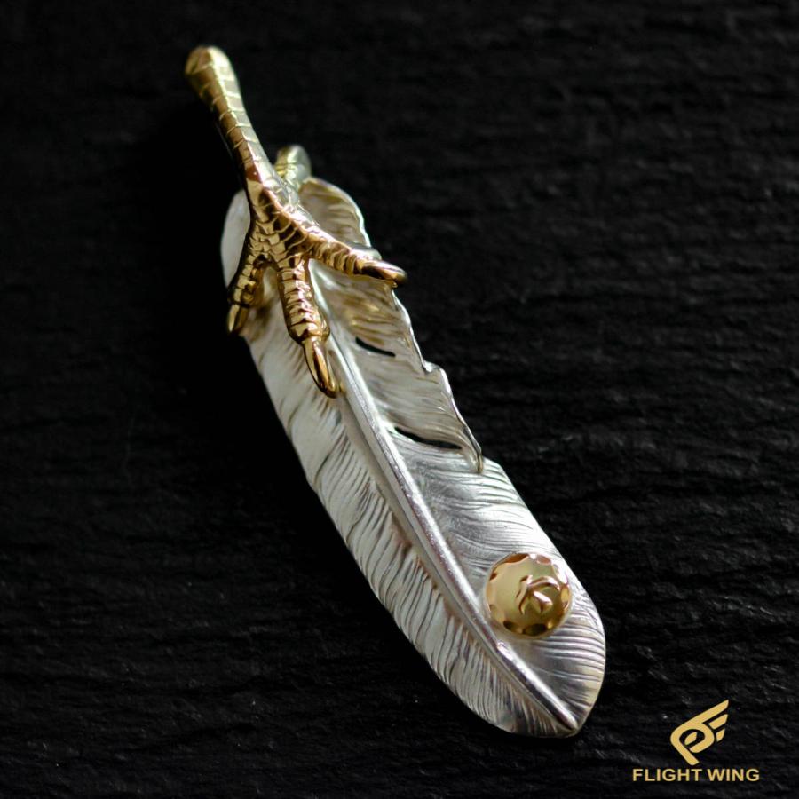 goro's（ゴローズ） 【中古】金爪メタル付き特大フェザー(左) / Goro's