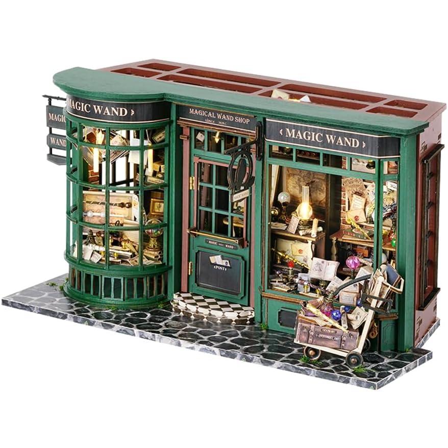 ドールハウス 手作りキットセットミニチュア Magic house 魔法の杖店