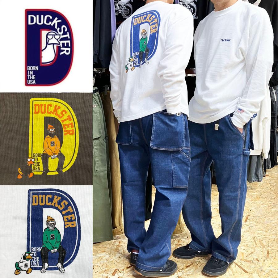 COB MASTER（コブマスター） Duckster D ロゴ サーマル L/S TEE